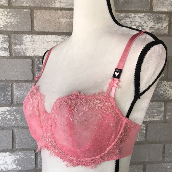 New Dream Angels by VS push-up lace bra without padding size 34DD - Picture 5 of 8